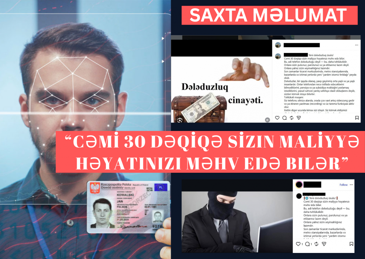 “Cəmi 30 dəqiqə sizin maliyyə həyatınızı məhv edə bilər”-başlıqlı mətnin Azərbaycana aidiyyəti yoxdur!