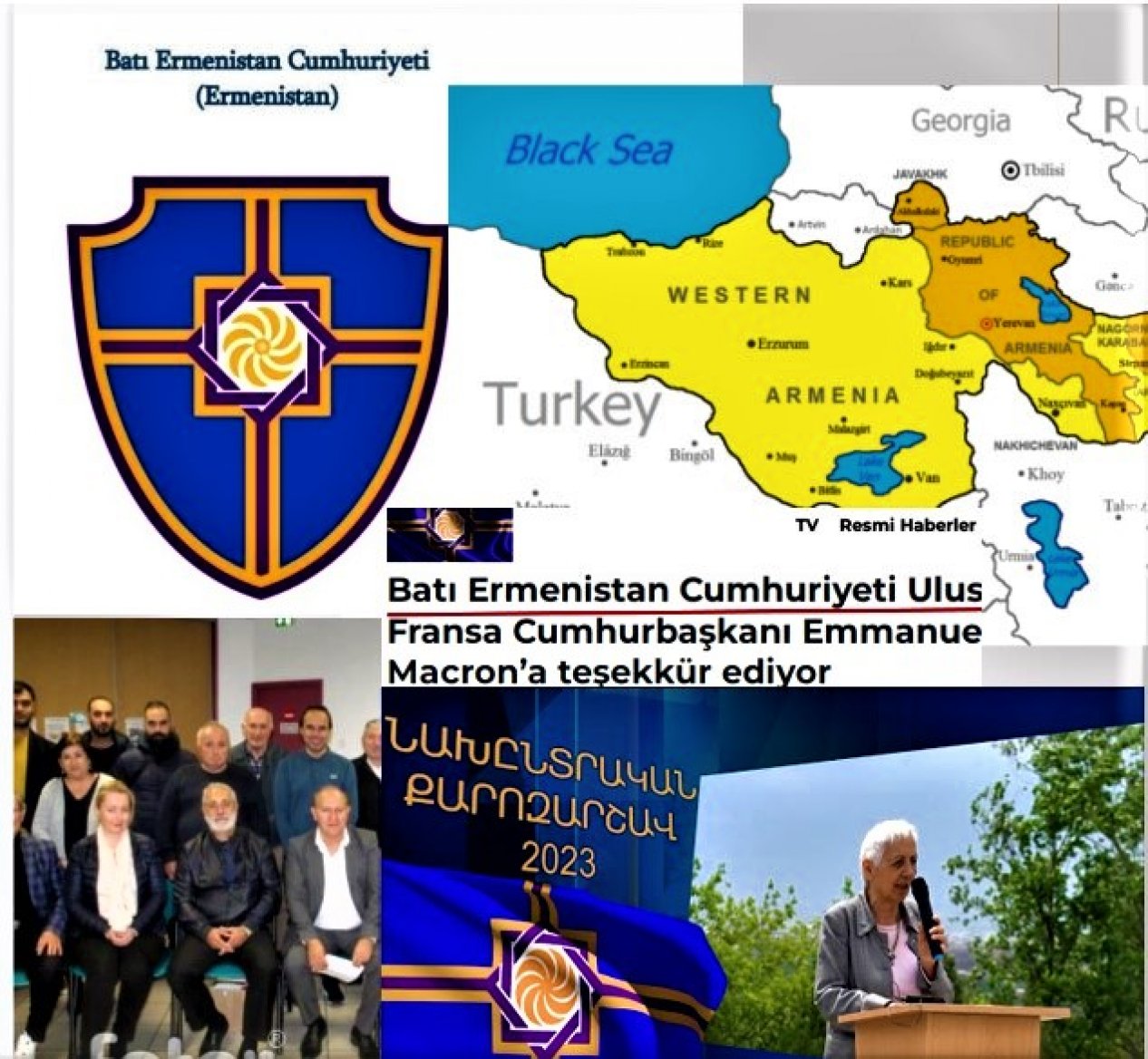 Sözde Batı Ermenistan Cumhuriyeti projesi Fransa`nın mı?!