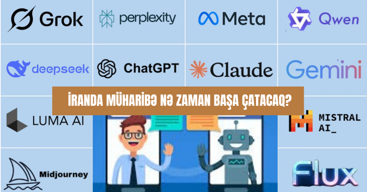 Süni intellekt botlarından soruşduq: İranda müharibə nə zaman başa çatacaq?