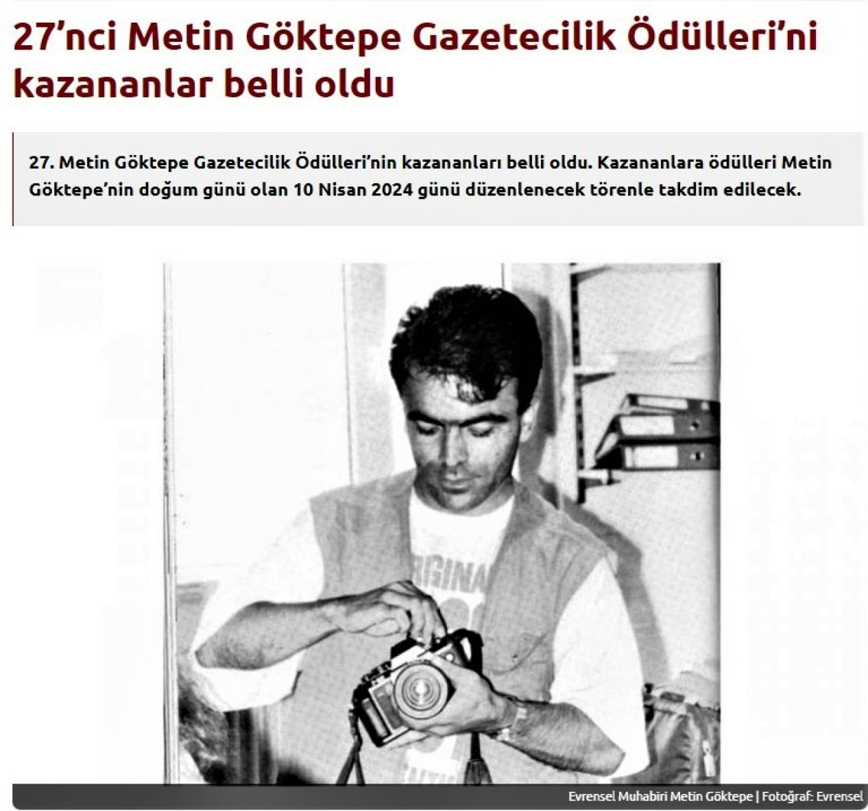 Agos gazetesine Metin Göktepe Gazetecilik Ödülünün verilmesinin arkasında  yatan neden ne?!