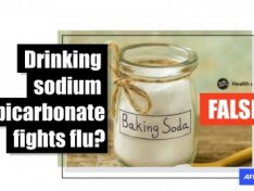 Influencers tout unproven baking soda remedy for influenza