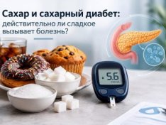 Сахар и сахарный диабет: действительно ли сладкое вызывает болезнь?