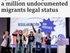 Fact-checking claims that Spain's legalised migrants can move to other EU countries