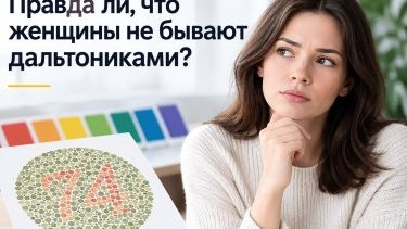 Правда ли, что женщины не бывают дальтониками?