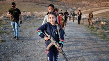 Foreign instructors teach Armenian children to fight with Azerbaijanis