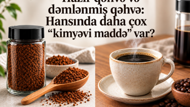 Hazır qəhvə və dəmlənmiş qəhvə: Hansında daha çox “kimyəvi maddə” var?