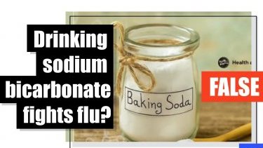 Influencers tout unproven baking soda remedy for influenza