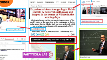 Bakıda güclü zəlzələ olacağı haqda xəbəri ilk olaraq kim yayıb?