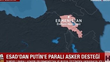 Сирийских наемников засылают из Армении в Украину?