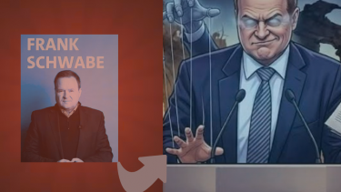 Frank Schwabe's mask of hypocrisy