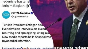 Türkiyə Prezidenti canlı yayımda infarkt keçirib? -Rəsmi açıqlama