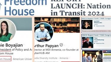 “Freedom House”un hesabatının Azərbaycanla bağlı hissəsində erməni izi