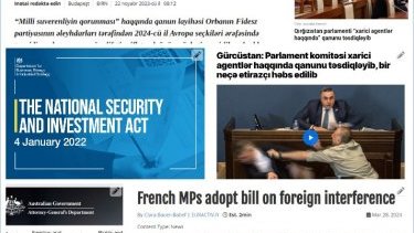 “Xarici agent”lər haqqında qanun: kimdə necə?