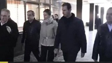 Bəşər Əsədin Moskvada çəkildiyi deyilən fotosu