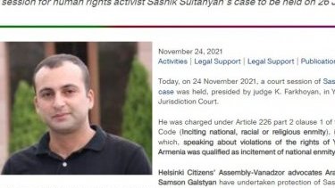 Pressure continues on Yazidi activist Sultanyan in Armenia